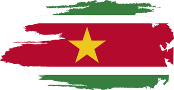 Grunge Suriname Flag Illustration